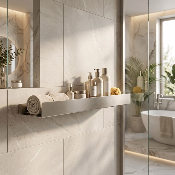 Vannitoa riiul SF04 60cm steel brush