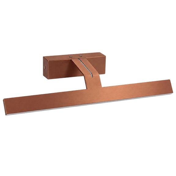 Kúpeľňové nástenné LED svietidlo SWE013-1W 43cm BRUSH COPPER