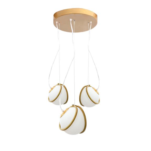 Deckenlampe APP1090-3 CP GOLD WHITE