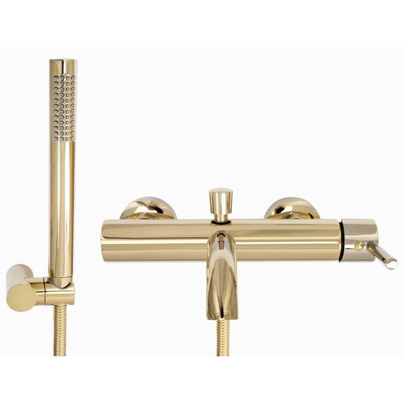 Fürdőkád csaptelep Rea Lungo gold