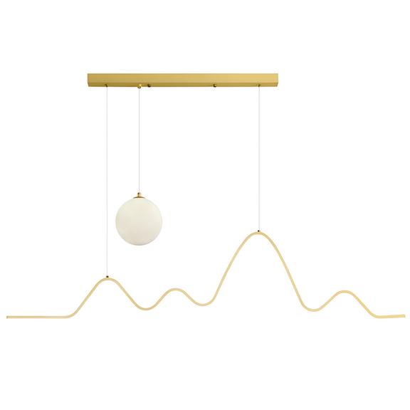 Lampe LED LHJ034-CP BRUSH GOLD