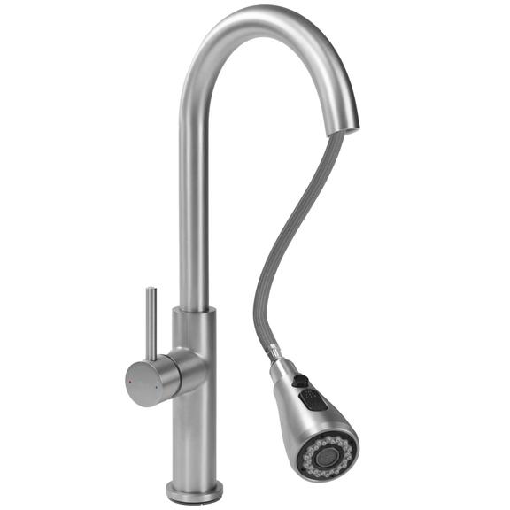 Grifo para cocina Rea Nest Brush Steel