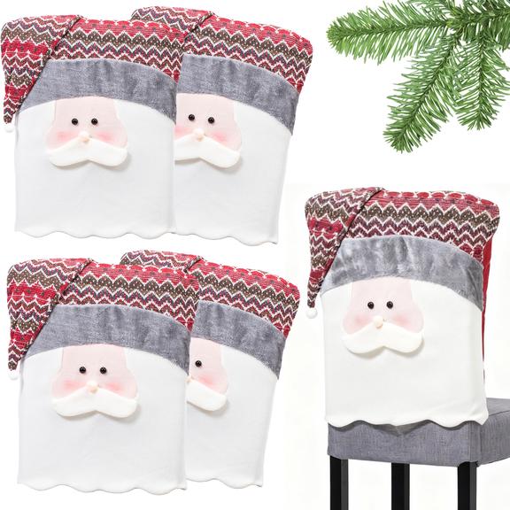 Pokrowiec na krzesło świąteczny YX22020 4 szt