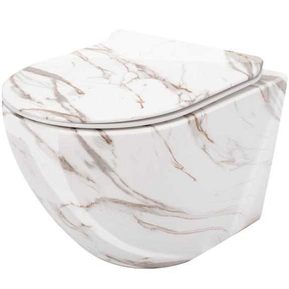 Misa WC podwieszana Rea Carlos Slim Lava Shiny