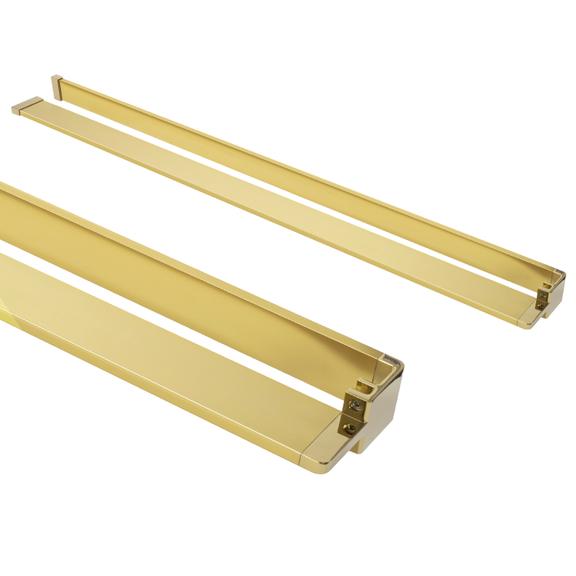 Wieszak na ręczniki Półka EVO GOLD na ścianki prysznicowe