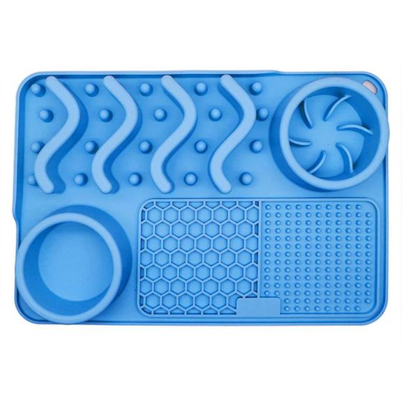 LICK MATA SPOWALNIAJĄCA JEDZENIE NIEBIESKA