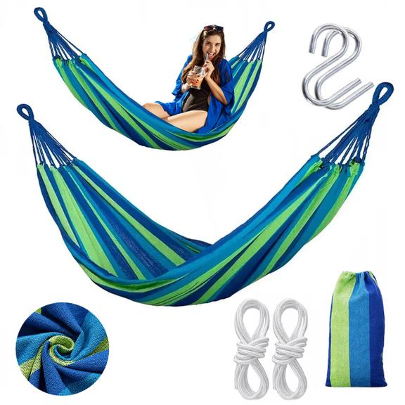 Hamak 1-osobowy 480142B Blue