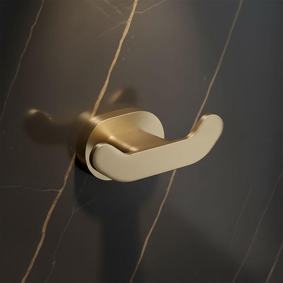 Wieszak łazienkowy Til 105 Złoty Szczotkowany