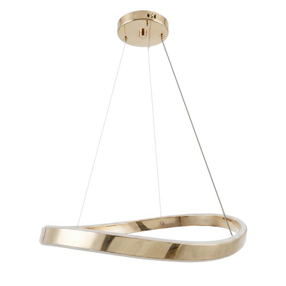 LAMPA SUFITOWA WISZĄCA SWE066-CP 60cm ZŁOTA