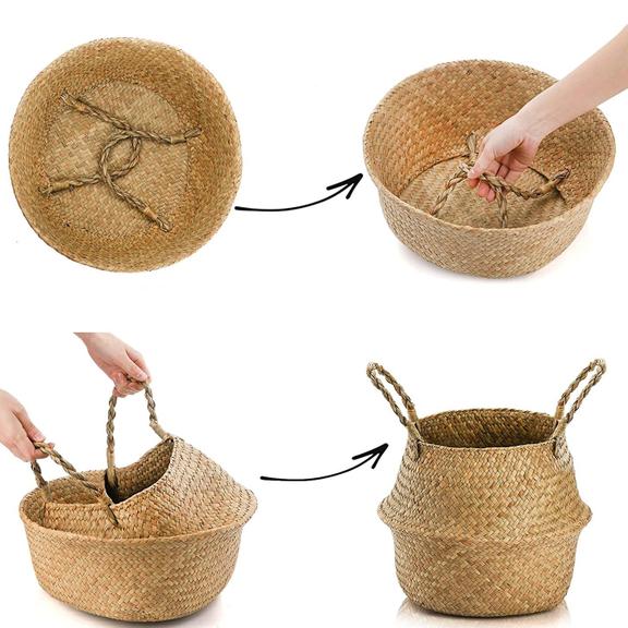 Kosz Naturalny BOHO 381181B