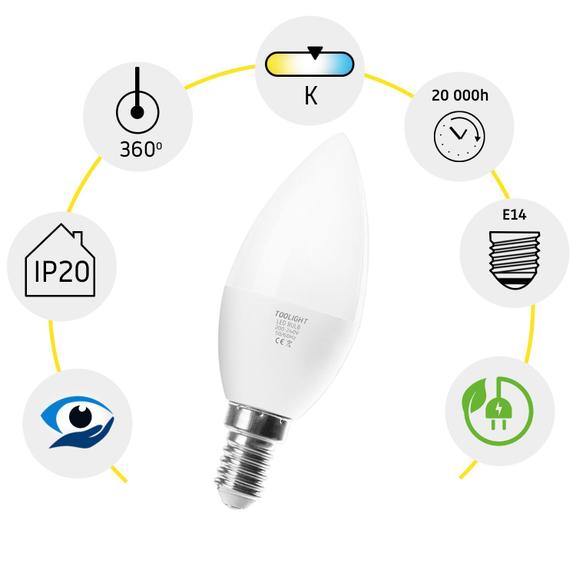 Glühbirne LED RSL036 E14 8W Neutral
