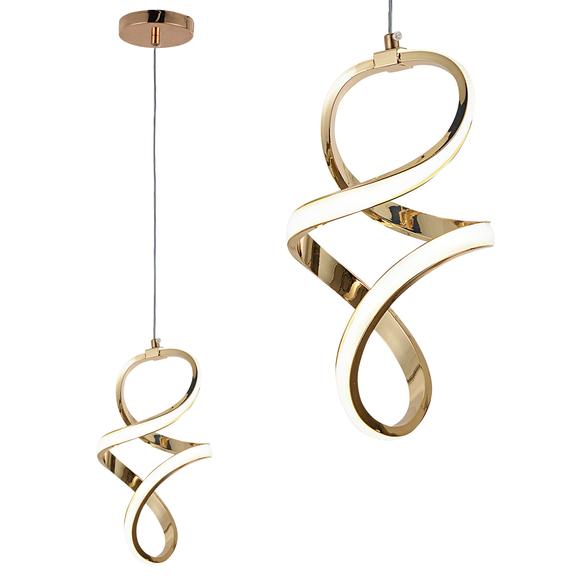 LED-Hängeleuchte G074-1CP Gold