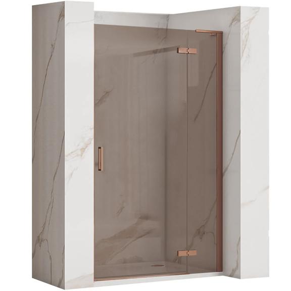 Душ кабинни врати Rea Hugo 90 Copper Brush