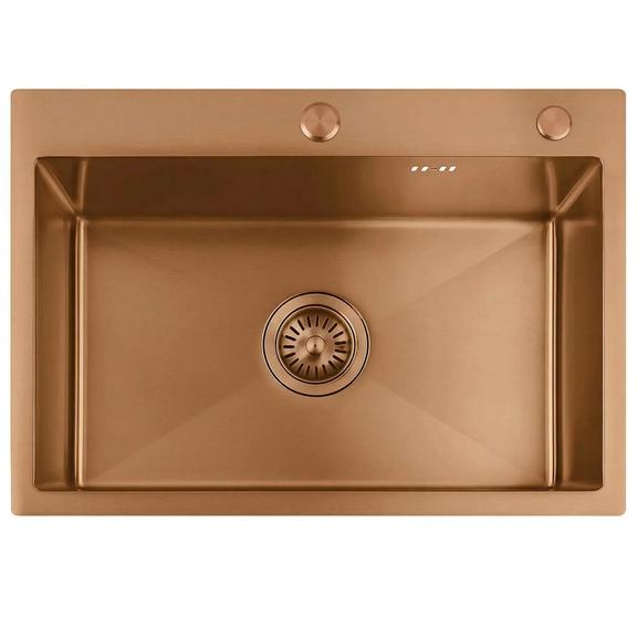 Liam BRUSH COPPER musta teräsallas