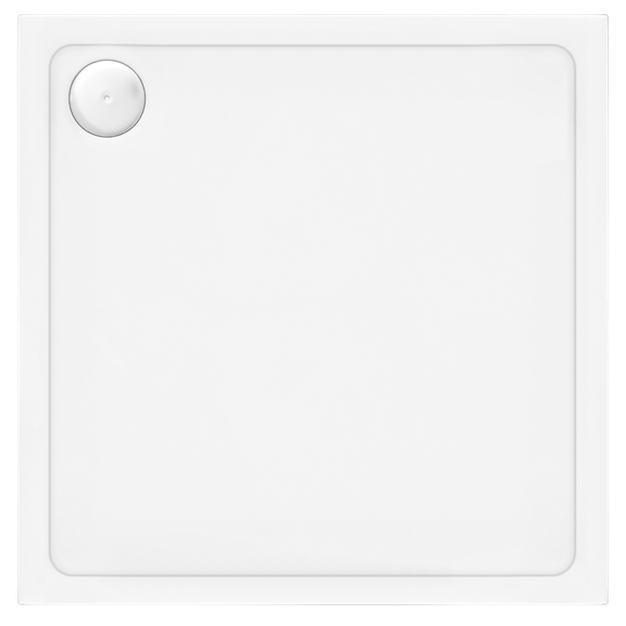 Rea Savoy λευκή ακρυλική ντουζιέρα 80x80