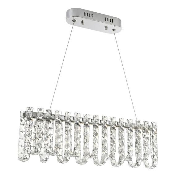 LED кристална висяща лампа SWE073-CP 60cm Chrome