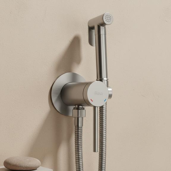 Bidet faucet  Foss Clif Brush Nickel