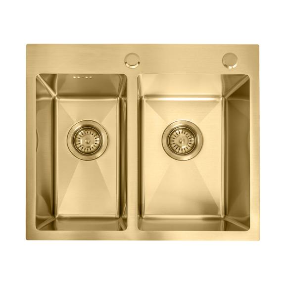 Fregadero de acero Toby BRUSH GOLD