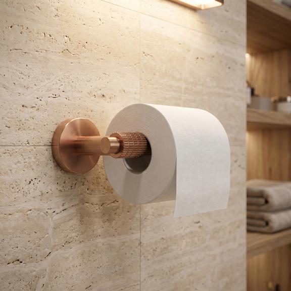 Tualetes papīra turētājs 29105 Rivo Brush Copper