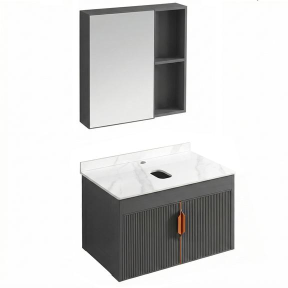 Set di mobili da bagno con top Modo 60cm Grey