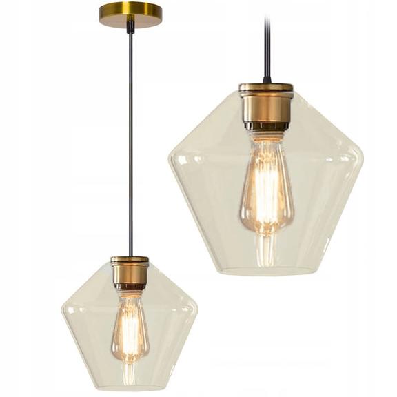 Deckenlampe Glas APP439-1CP Amber