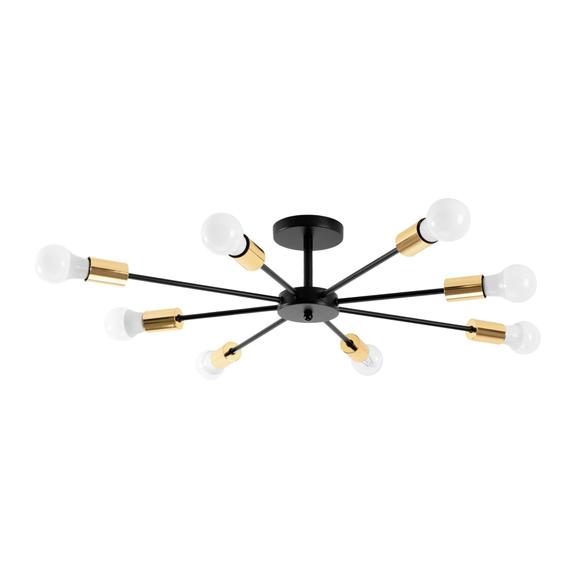 Lampe Spider 8 Black Gold APP502-8C