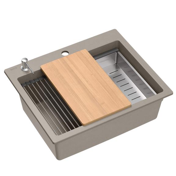 granīta izlietne KURT 110 WORKSTATION BEIGE