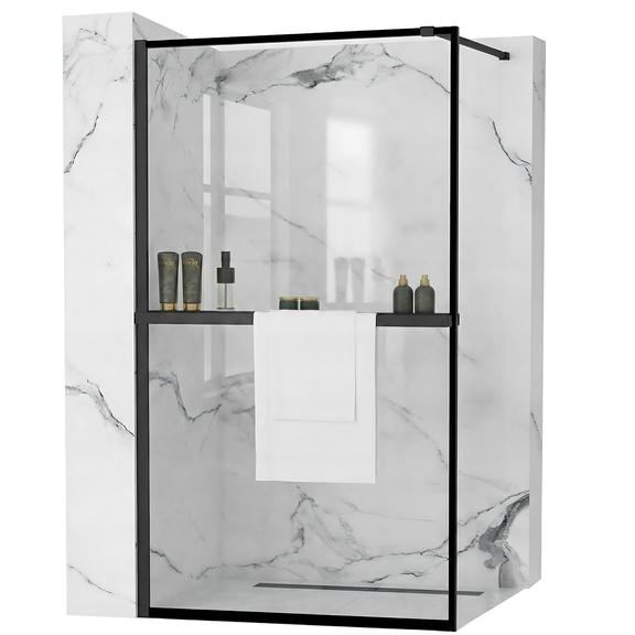 Zuhanyfal Rea Bler 110 polccal és Evo akasztóval