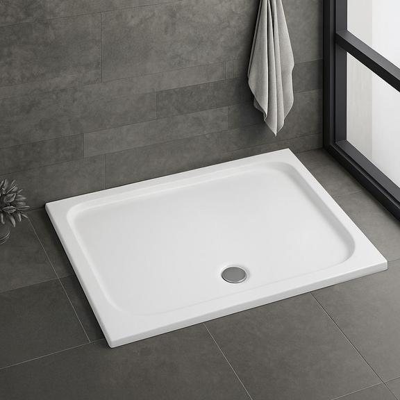 Piatto doccia acrilico Rea Belmond White 90x120