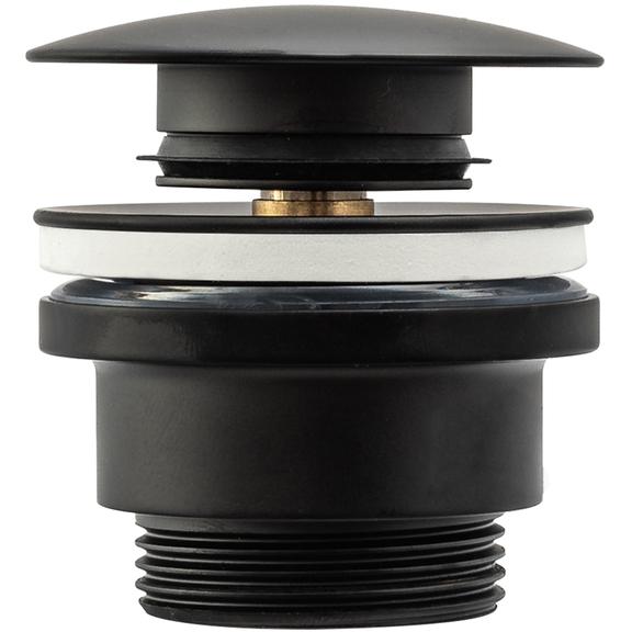 Univerzálna umývadlova výpust REA Click-Clack - čierna