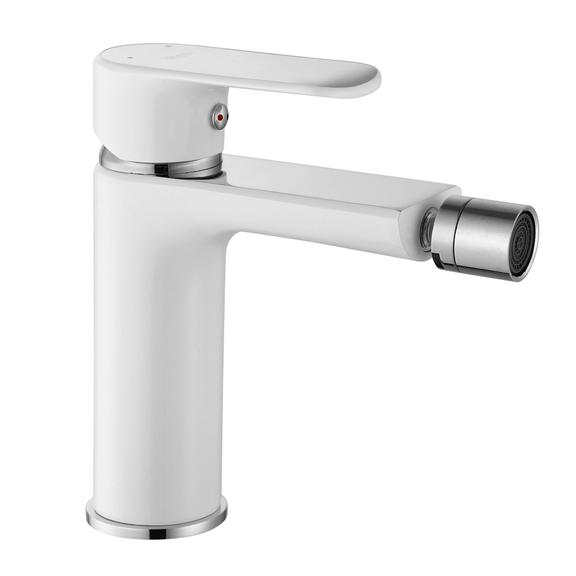 Bidet faucet Rea Bloom White chrom