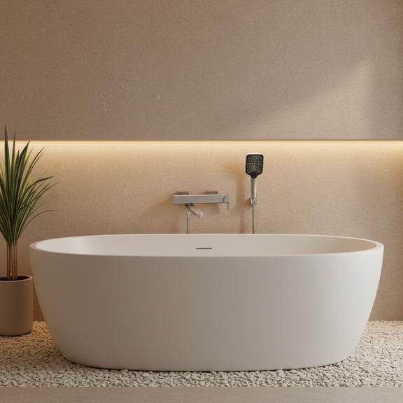 Bateria wannowa Rea Arlo Nikiel Szczotkowany