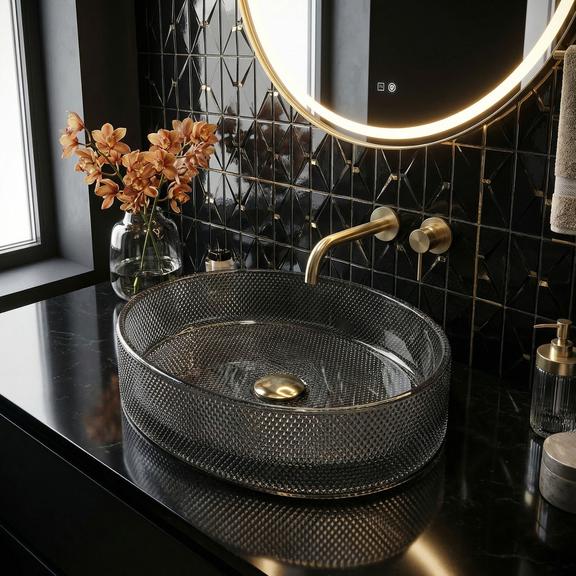 Lavoar pe blat REA Mirella Black