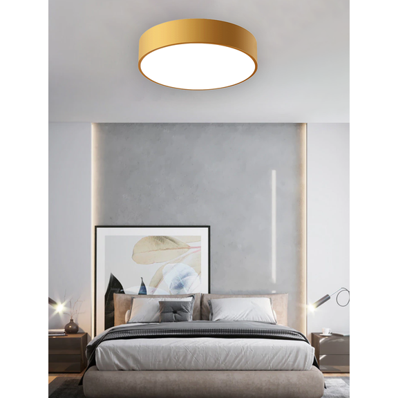 Lampa Plafon Classic APP873-C  40 cm Złota