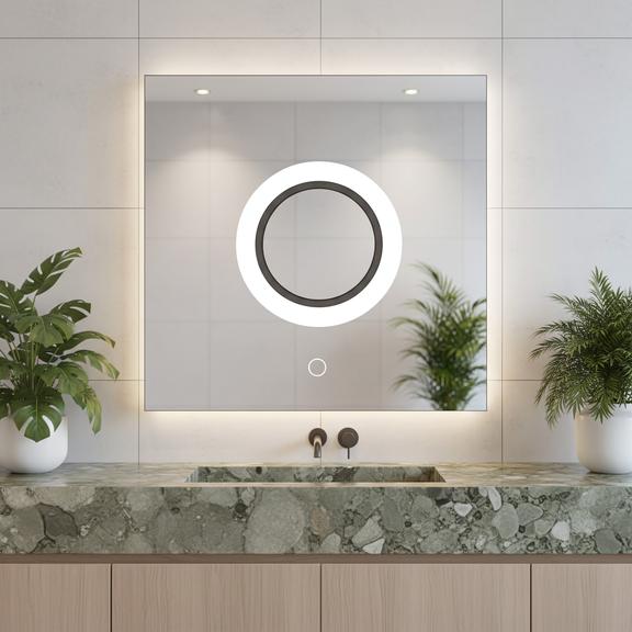 LUSTRO ŚCIENNE LED 60x60 YH-BL-12