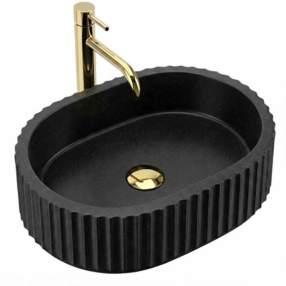 Countertop Basin Rea Margaret Black