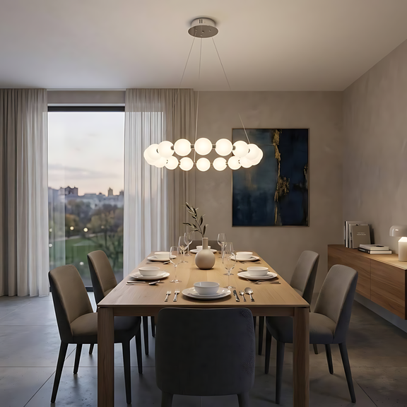 LAMPA WISZĄCA LED G183-CP CHROM