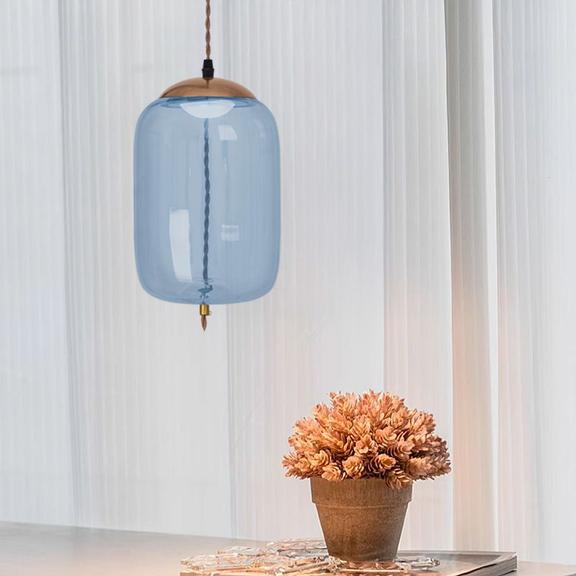 Hängelampe Glas LED Blue APP443-CP