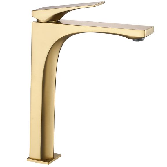 Bateria Umywalkowa REA Joe Złota Szczotkowana Wysoka