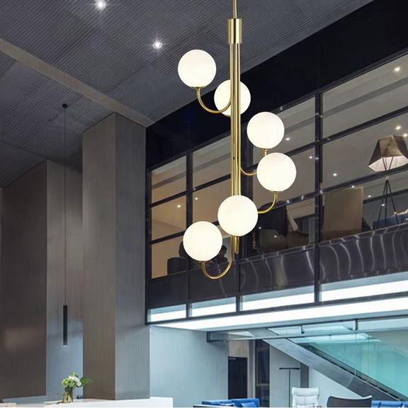 Hängelampe APP1585-6CP Gold