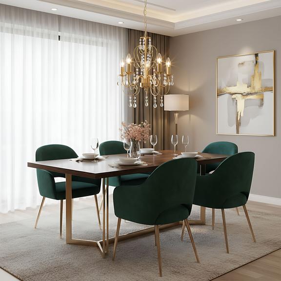 Deckenleuchte EBT009-5CP GOLD