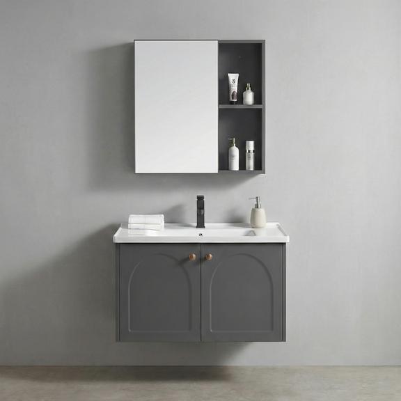 Conjunto de muebles de baño con lavabo Denver 60cm Grey