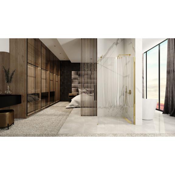 Zuhanyfal Rea Aero Gold N 80 Walk In