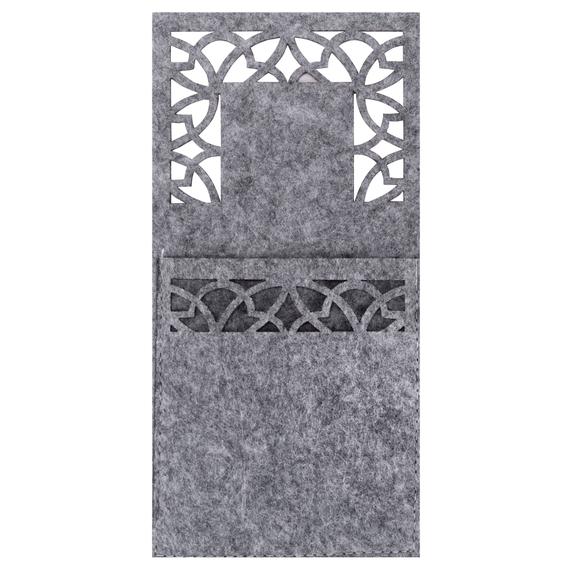 Pokrowiec na sztućce Świateczny 8szt KF357 Grey