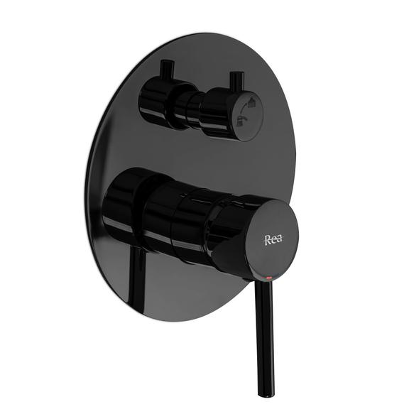 Podomietková sprchová sada REA LULungo Black Metallic + BOX