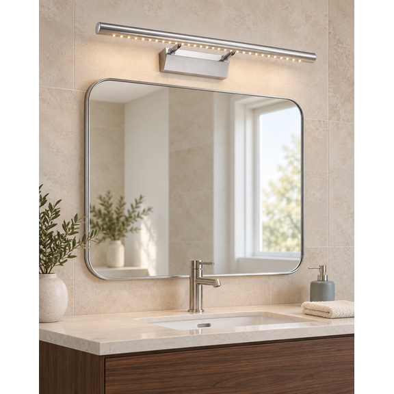 LAMPA KINKIET ŁAZIENKOWY LED NAD LUSTRO 9W 70CM APP363-1W