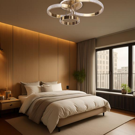 Lampe LED G004-C Brush Gold