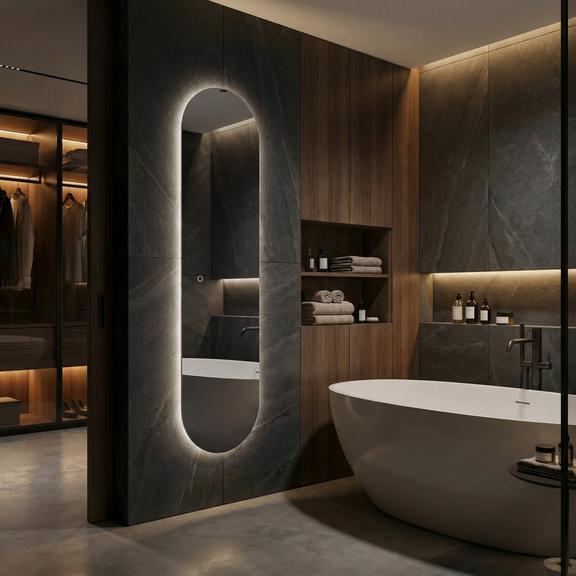 Ogledalo LED 150x50cm MOL-OV