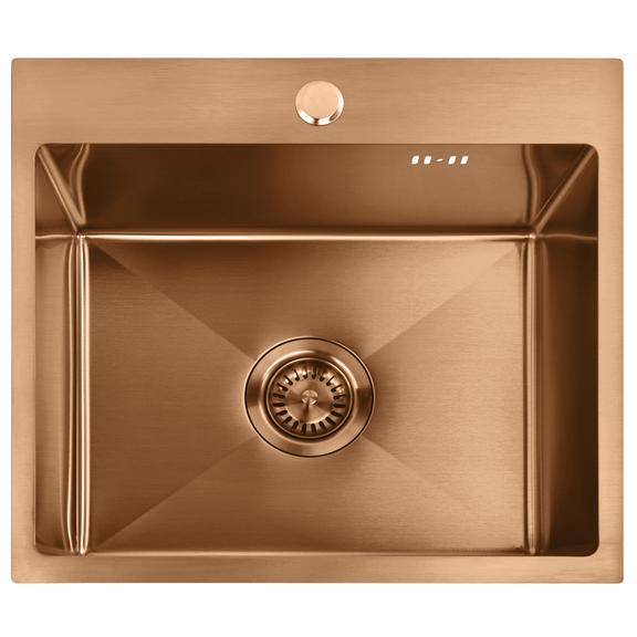 Zlewozmywak stalowy REA Leo 50 Miedź szczotkowana