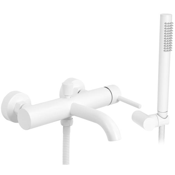 Grifo de bañera Rea Lungo White Matt